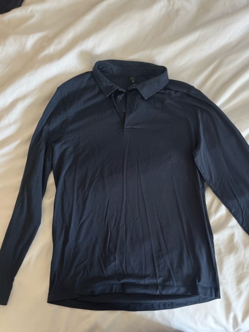 lululemon athletica Long-Sleeve Navy Polo